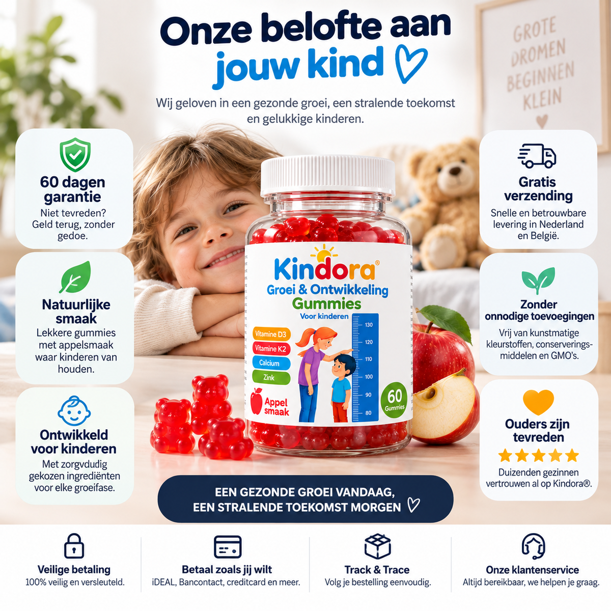 Kindora® Groei Gummies
